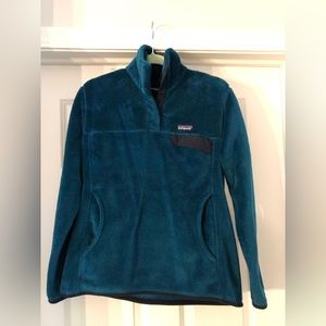Patagonia Blue Re Tool Snap T Pullover- Women’s size Large